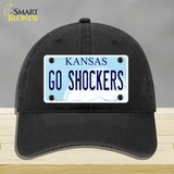 Go Shockers Novelty License Plate Hat Tag Unconstructed Cotton / Black