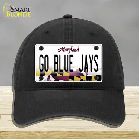 Go Blue Jays Novelty License Plate Hat Unconstructed Cotton / Black