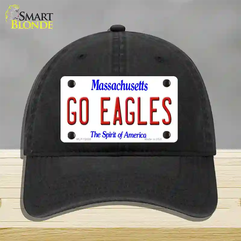 Go Eagles Novelty License Plate Hat Unconstructed Cotton / Black