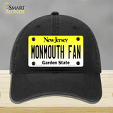 Monmouth Fan Novelty License Plate Hat Unconstructed Cotton / Black