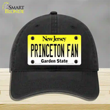 Princeton Fan Novelty License Plate Hat Unconstructed Cotton / Black