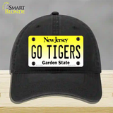 New Jersey Go Tigers Novelty License Plate Hat Unconstructed Cotton / Black