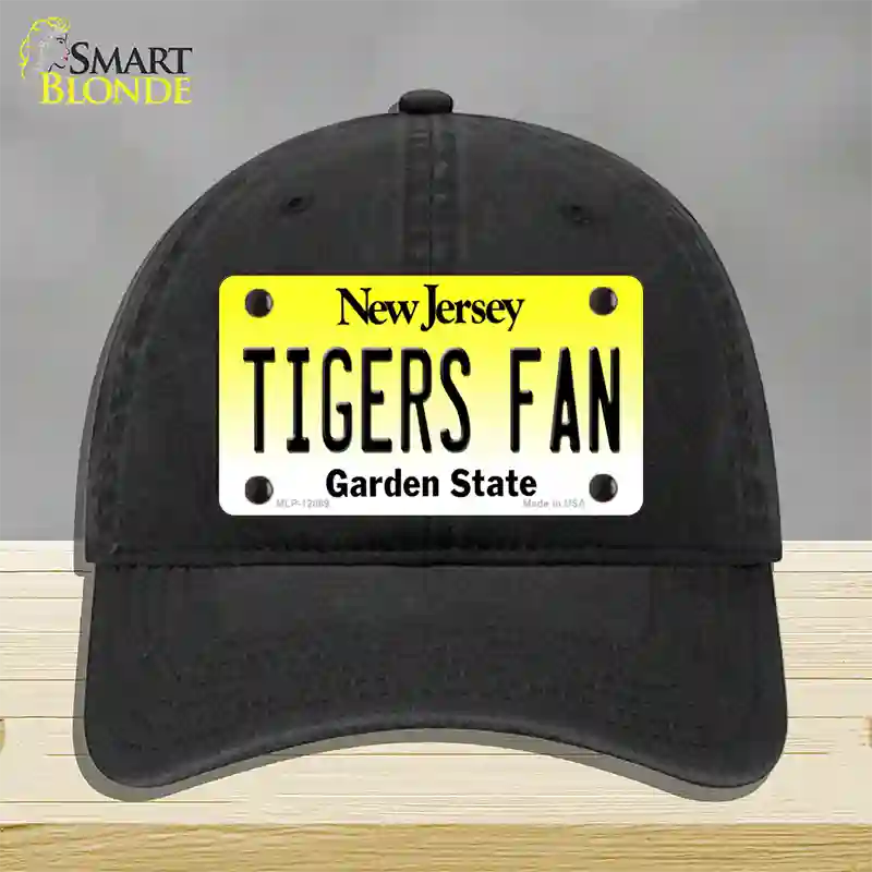 Tigers Fan New Jersey Novelty License Plate Hat Unconstructed Cotton / Black