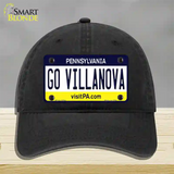 Go Villanova Novelty License Plate Hat Unconstructed Cotton / Black