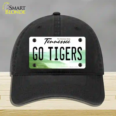 Tennessee Go Tigers Novelty License Plate Hat Unconstructed Cotton / Black