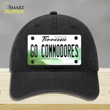 Go Commodores Novelty License Plate Hat Unconstructed Cotton / Black