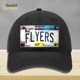 Flyers Strip Art Novelty License Plate Hat Tag Unconstructed Cotton / Black