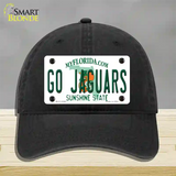 Go Jaguars Novelty License Plate Hat Tag Unconstructed Cotton / Black