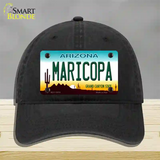 Maricopa Arizona Novelty License Plate Hat Tag Unconstructed Cotton / Black