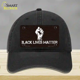 Black Lives Matter Brick Novelty License Plate Hat Tag Unconstructed Cotton / Black