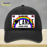 I Heart Lanai Novelty License Plate Hat Tag Unconstructed Cotton / Black