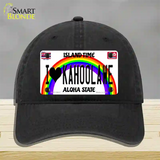 I Heart Kahoolawe Novelty License Plate Hat Tag Unconstructed Cotton / Black