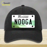 Nooga Tennessee Novelty License Plate Hat Tag Unconstructed Cotton / Black