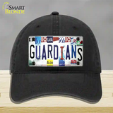 Guardians Strip Art Novelty License Plate Hat Tag Unconstructed Cotton / Black