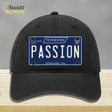 Passion Tennessee Blue Novelty License Plate Hat Tag Unconstructed Cotton / Black