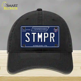 Stmpr Tennessee Blue Novelty License Plate Hat Tag Unconstructed Cotton / Black