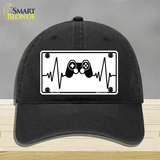 Video Games Heart Beat Novelty License Plate Hat Tag Unconstructed Cotton / Black