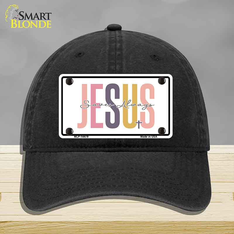 Jesus Saves Always Novelty License Plate Hat HAT-MLP-14479