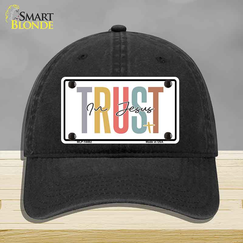 Trust In Jesus Novelty License Plate Hat HAT-MLP-14482