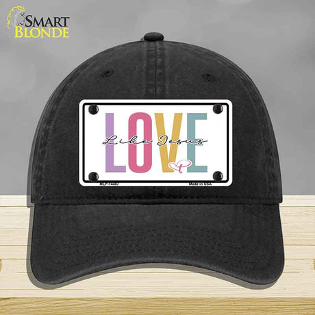 Love Like Jesus Novelty License Plate Hat HAT-MLP-14487