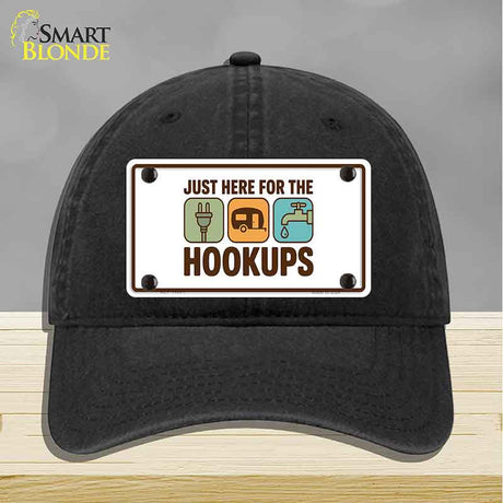 Just Here for the Hookups Novelty License Plate Hat HAT-MLP-14531