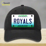 Royals Missouri State Novelty License Plate Hat Unconstructed Cotton / Black