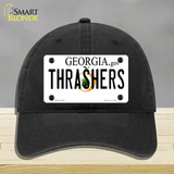 Thrashers Georgia State Novelty License Plate Hat Unconstructed Cotton / Black