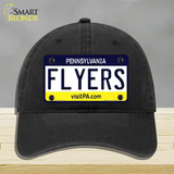 Flyers Pennsylvania State Novelty License Plate Hat Unconstructed Cotton / Black