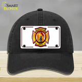 Firefighters Wife Novelty License Plate Hat Unconstructed Cotton / Black