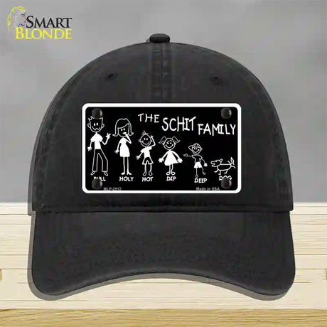 The Schit Family Novelty License Plate Hat Unconstructed Cotton / Black