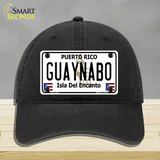 Guaynabo Puerto Rico Novelty License Plate Hat Unconstructed Cotton / Black