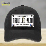 Trujillo Alto Puerto Rico Novelty License Plate Hat Unconstructed Cotton / Black