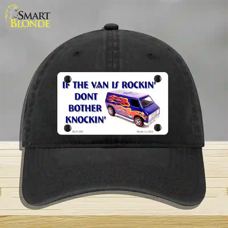 If Vans Rockin Novelty License Plate Hat Unconstructed Cotton / Black