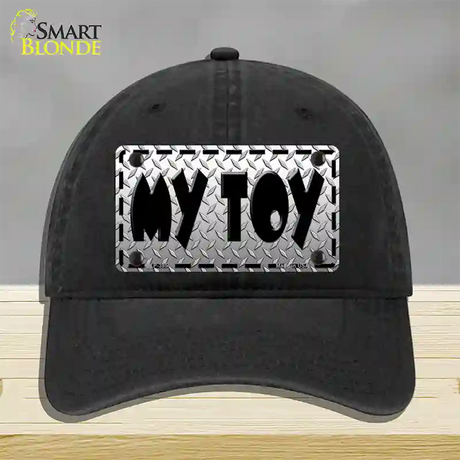 My Toy Novelty License Plate Hat Unconstructed Cotton / Black