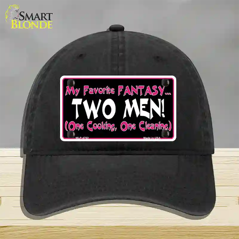 My Favorite Fantasy Novelty License Plate Hat Unconstructed Cotton / Black