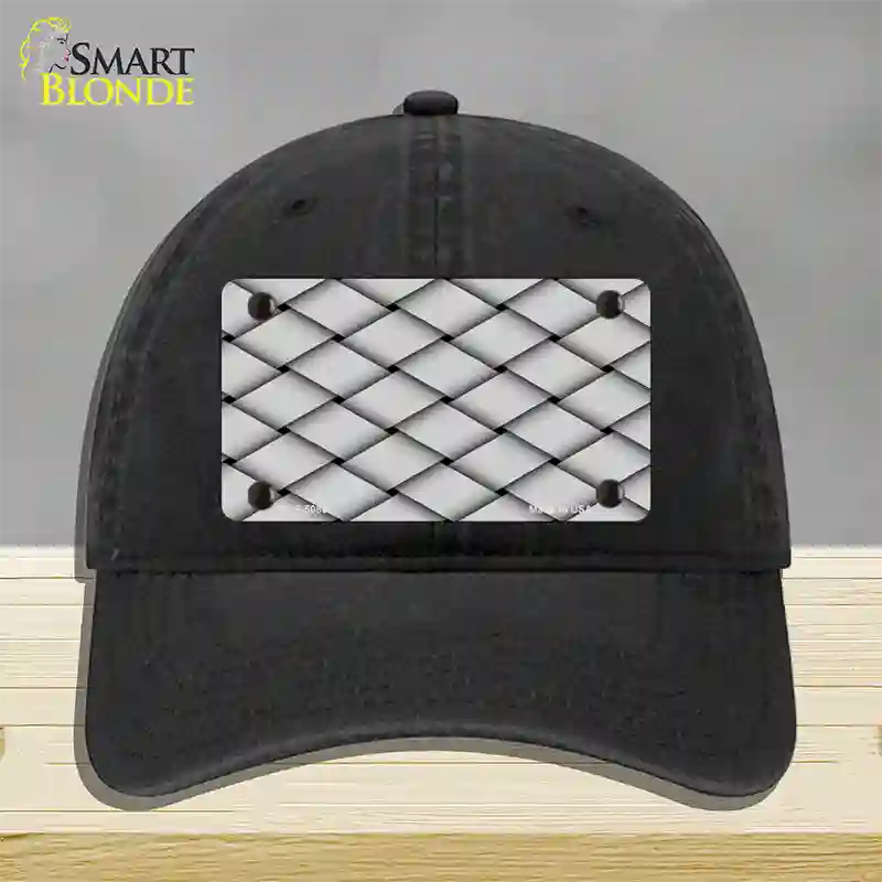 Weave Customizable Novelty License Plate Hat Unconstructed Cotton / Black