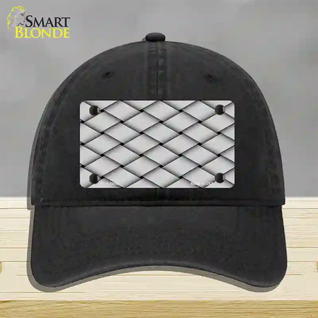 Weave Customizable Novelty License Plate Hat Unconstructed Cotton / Black