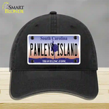 Pawleys Island South Carolina Novelty License Plate Hat Unconstructed Cotton / Black