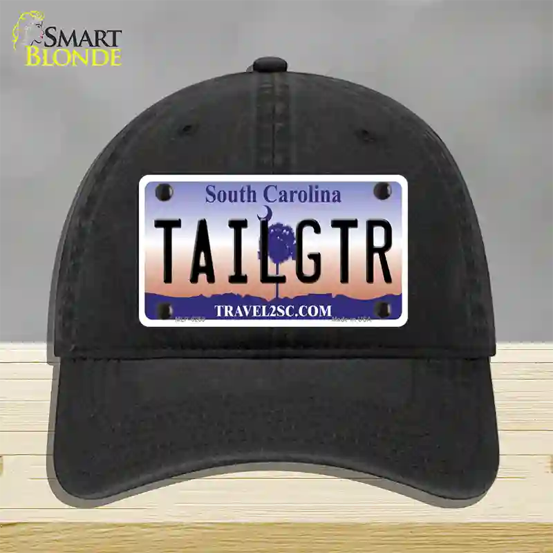 Tailgter South Carolina Novelty License Plate Hat Unconstructed Cotton / Black