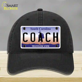 Coach South Carolina Novelty License Plate Hat Unconstructed Cotton / Black