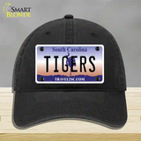 Tigers South Carolina Novelty License Plate Hat Unconstructed Cotton / Black