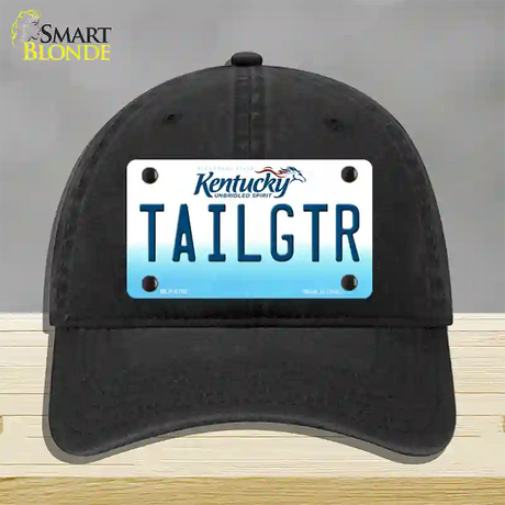 Tailgtr Kentucky Novelty License Plate Hat Unconstructed Cotton / Black