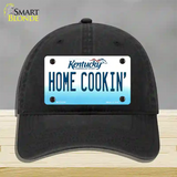 Home Cookin Kentucky Novelty License Plate Hat Unconstructed Cotton / Black