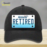 Retired Kentucky Novelty License Plate Hat Unconstructed Cotton / Black