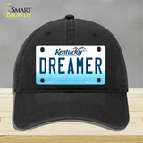 Dreamer Kentucky Novelty License Plate Hat Unconstructed Cotton / Black