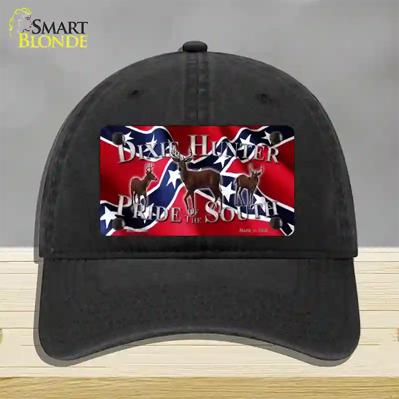 Pride Of The South Novelty License Plate Hat Unconstructed Cotton / Black