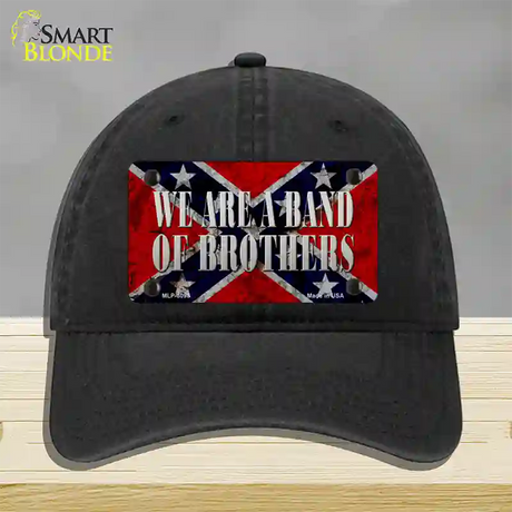 Band Of Brothers Novelty License Plate Hat Unconstructed Cotton / Black