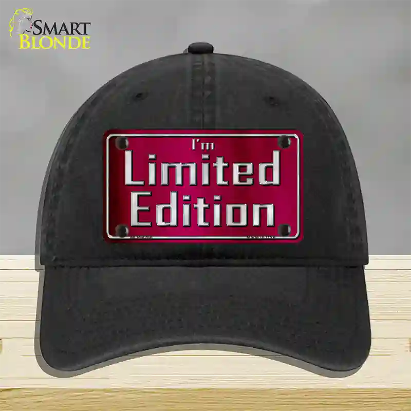 Im Limited Edition Novelty License Plate Hat Unconstructed Cotton / Black