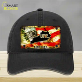 Kentucky Love Novelty License Plate Hat Unconstructed Cotton / Black