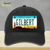 Gilbert Arizona Novelty License Plate Hat Unconstructed Cotton / Black